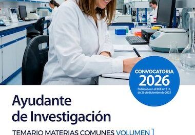 OPI. Temario de Ayudantes de investigación